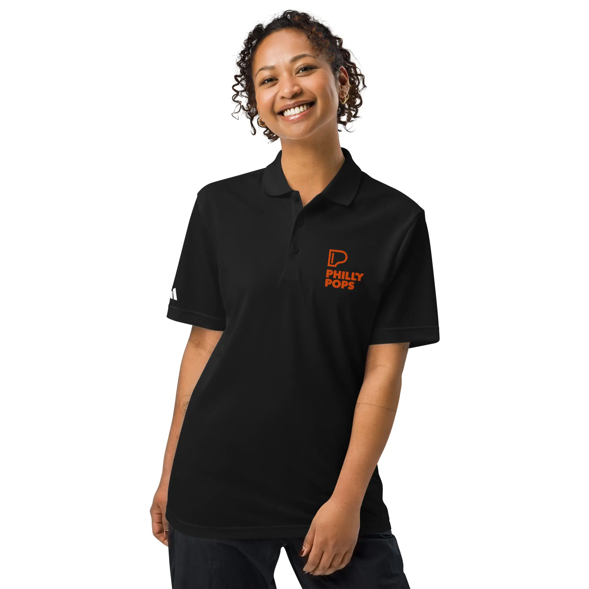 Embroidered Polo | Black, Navy, or White - Image 2