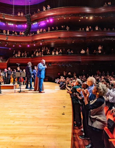 The No Name Pops receiving a standing ovation at Verizon Hall